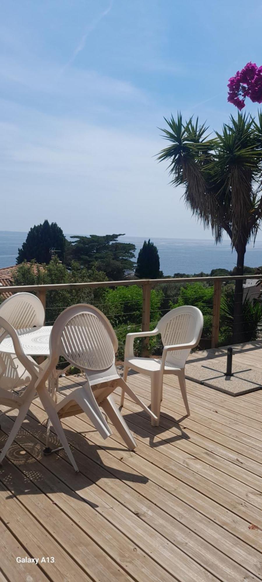 F3 Rdc Villa Vue Mer 180 Face A La Pointe De Giens Carqueiranne Kültér fotó